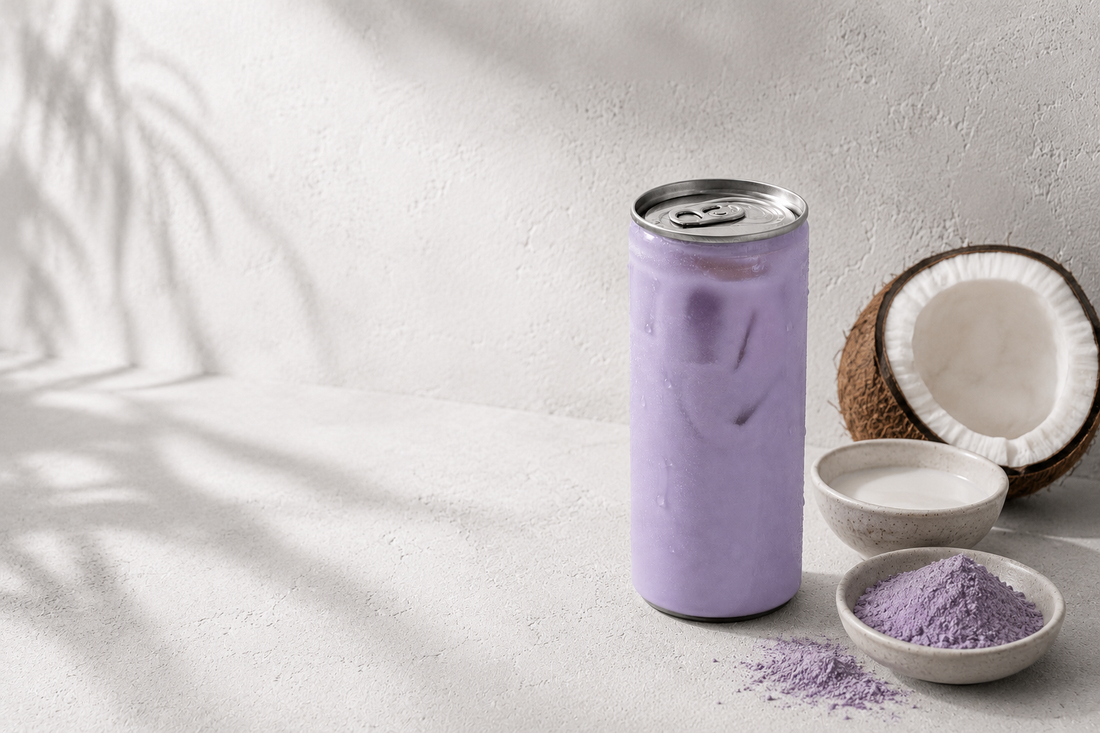Coconut Taro Milk Tea