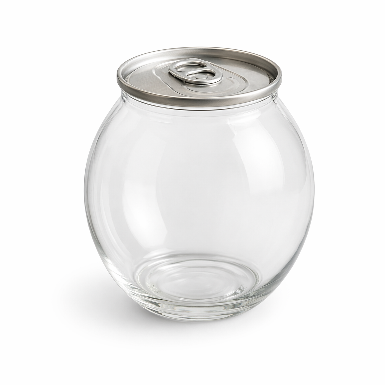210ML Clear PET Cans with Pull Tab lids (Carton of 200)